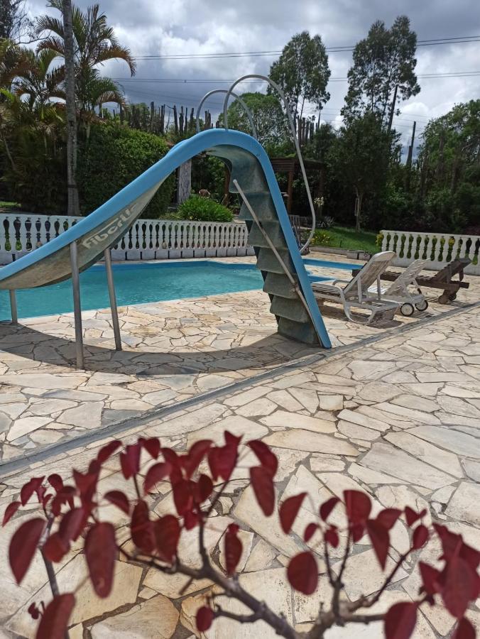 Villa Chacara Em Ibiuna Sao Roque A 70Km De Sp Com Piscina E Wi-Fi Extérieur photo