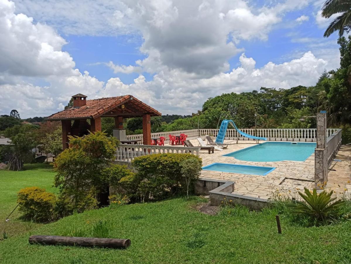 Villa Chacara Em Ibiuna Sao Roque A 70Km De Sp Com Piscina E Wi-Fi Extérieur photo